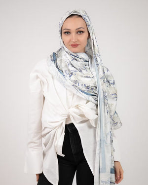 Printed Satin Scarf
