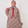 Printed Viscose Isdal - Red - Green