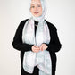 Tie Shop | Printed Satin Scarf – Elegant Satin Hijab