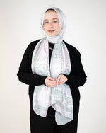 Tie Shop | Printed Satin Scarf – Elegant Satin Hijab
