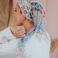 Square Printed Crepe Chiffon