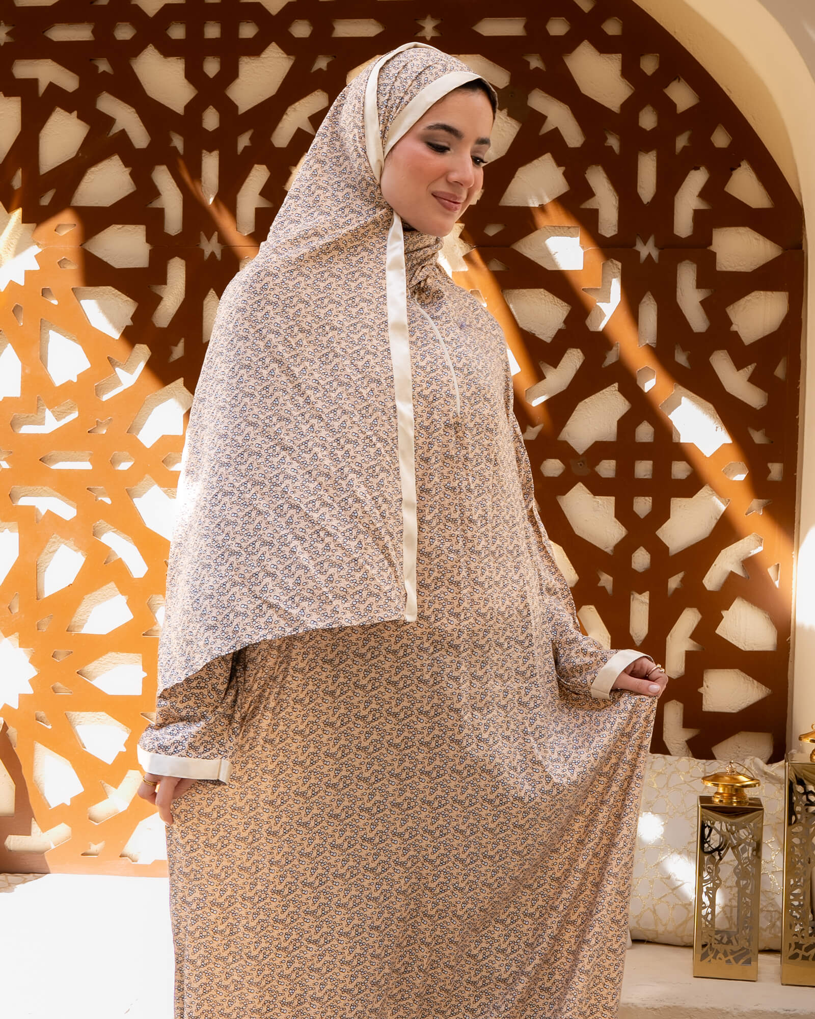 Tie Shop | Printed Viscose Isdal | Eid Modest Wear