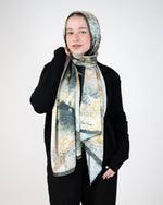 Tie Shop | Printed Satin Scarf – Elegant Satin Hijab