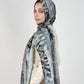 Tie Shop | Printed Satin Scarf – Elegant Satin Hijab