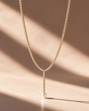 Pearl Tennis Necklace