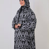 Printed Viscose Isdal - White - Black