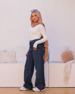 Tie Shop | Wide Leg Jeans