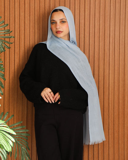 Plain Linen Scarf