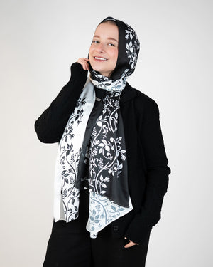 Tie Shop | Printed Satin Scarf