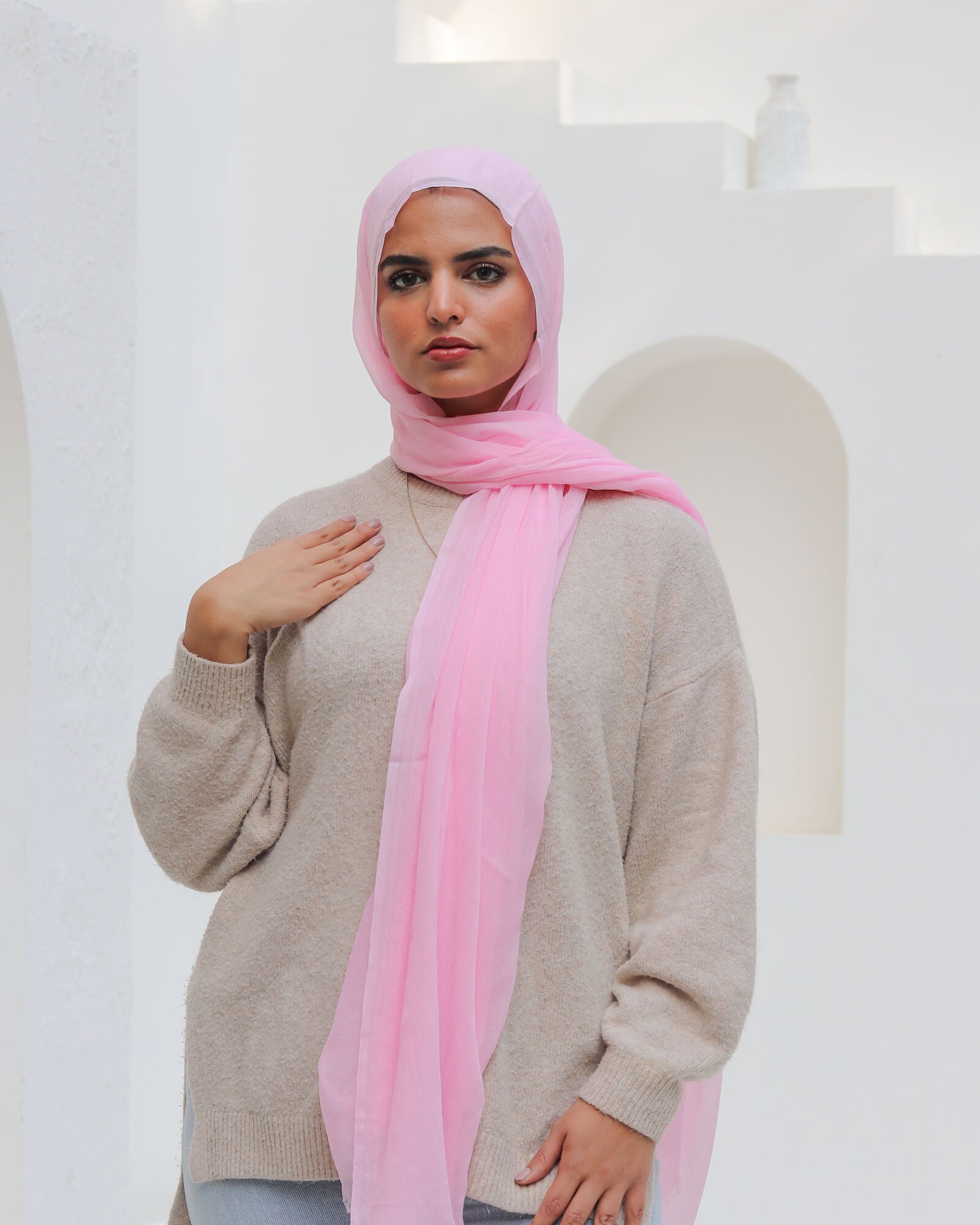 Tie Shop |Plain Viscose Scarf