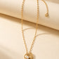 Textured Pearl Necklace