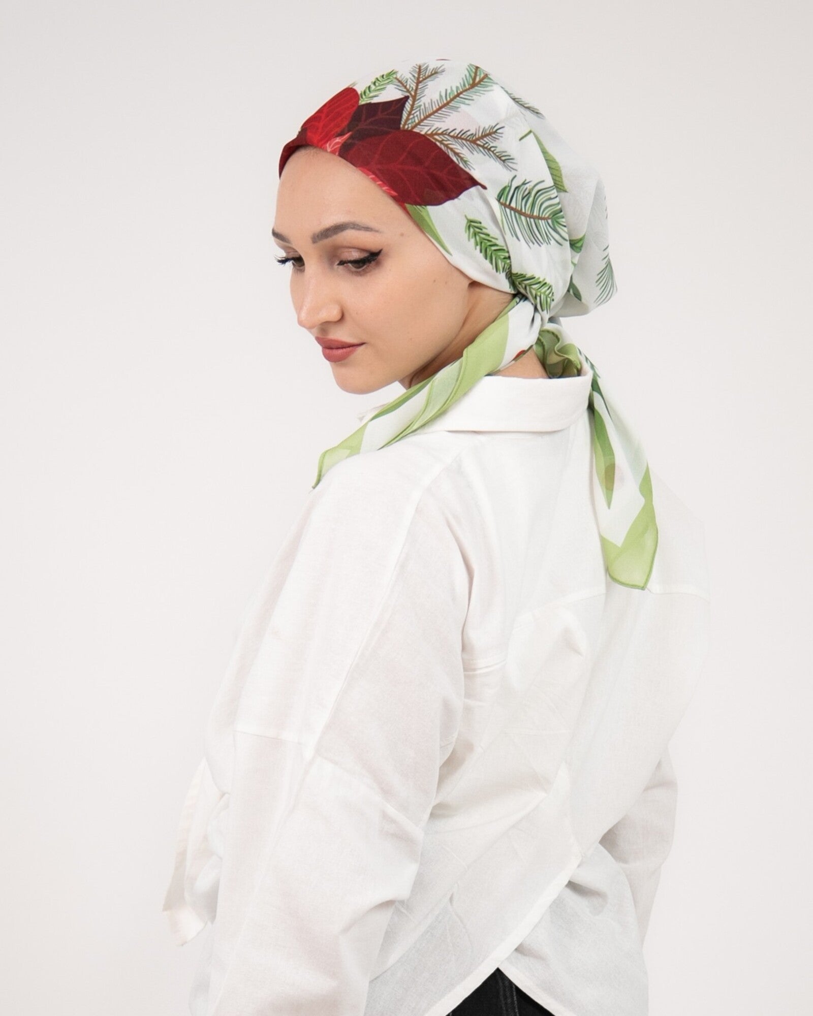 Tie Shop | Square Printed Crepe Chiffon