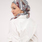 Square Printed Crepe Chiffon