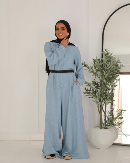 Comfy Linen Jumpsuit