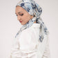 Square Printed Crepe Chiffon