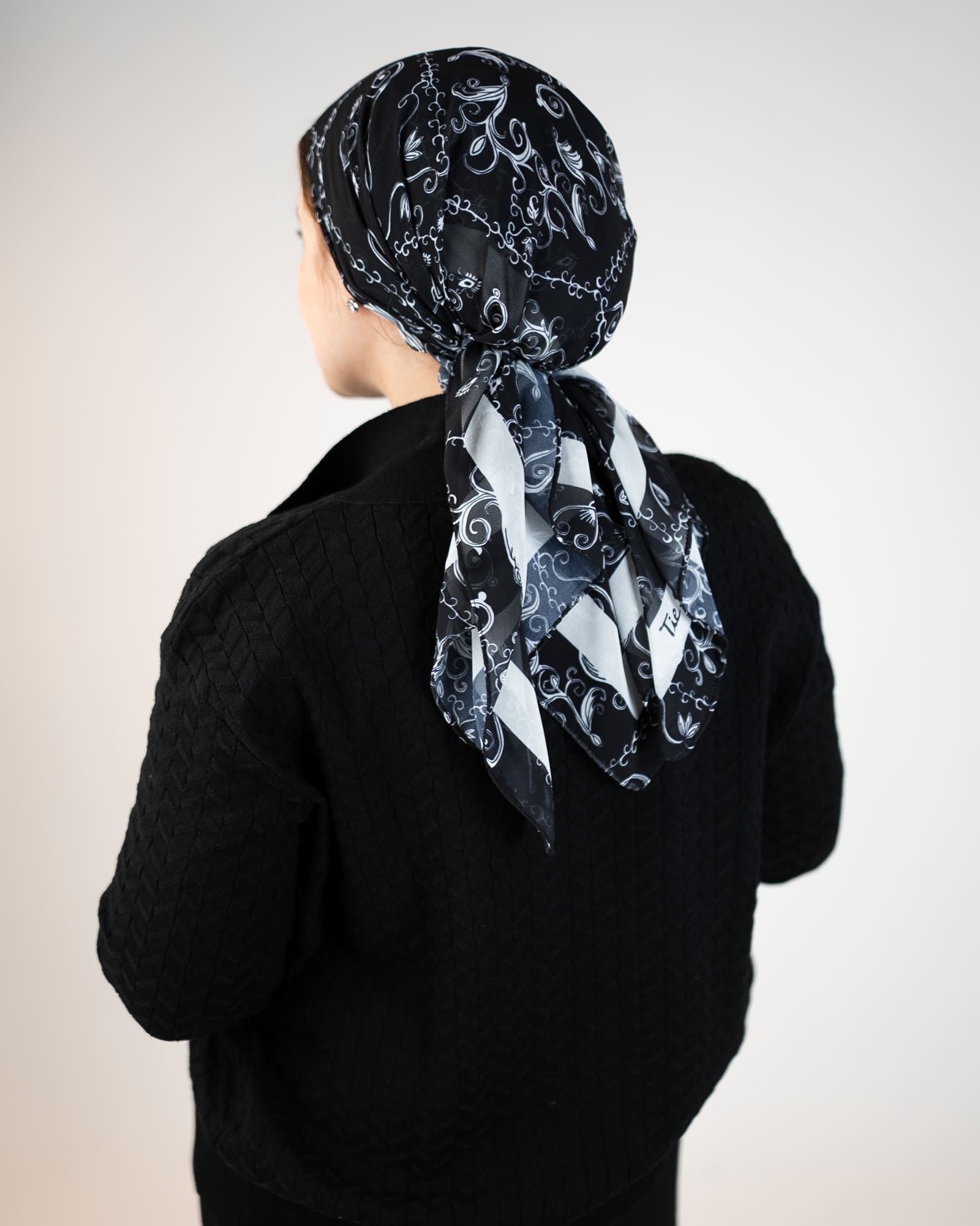 Tie Shop | Square Printed Crepe Chiffon
