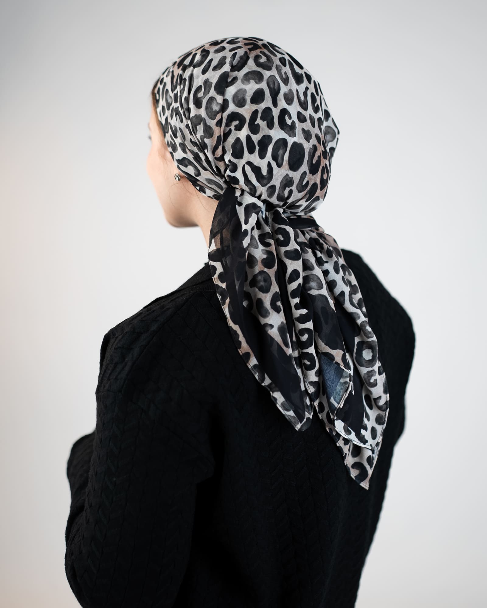 Tie Shop | Square Printed Crepe Chiffon
