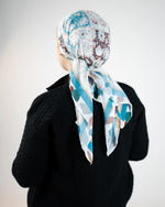 Tie Shop | Square Printed Crepe Chiffon
