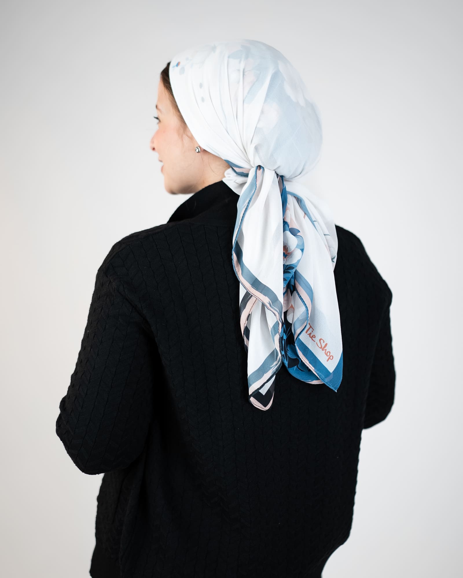 Tie Shop | Square Printed Crepe Chiffon

