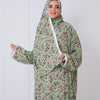 Printed Viscose Isdal - Green - White