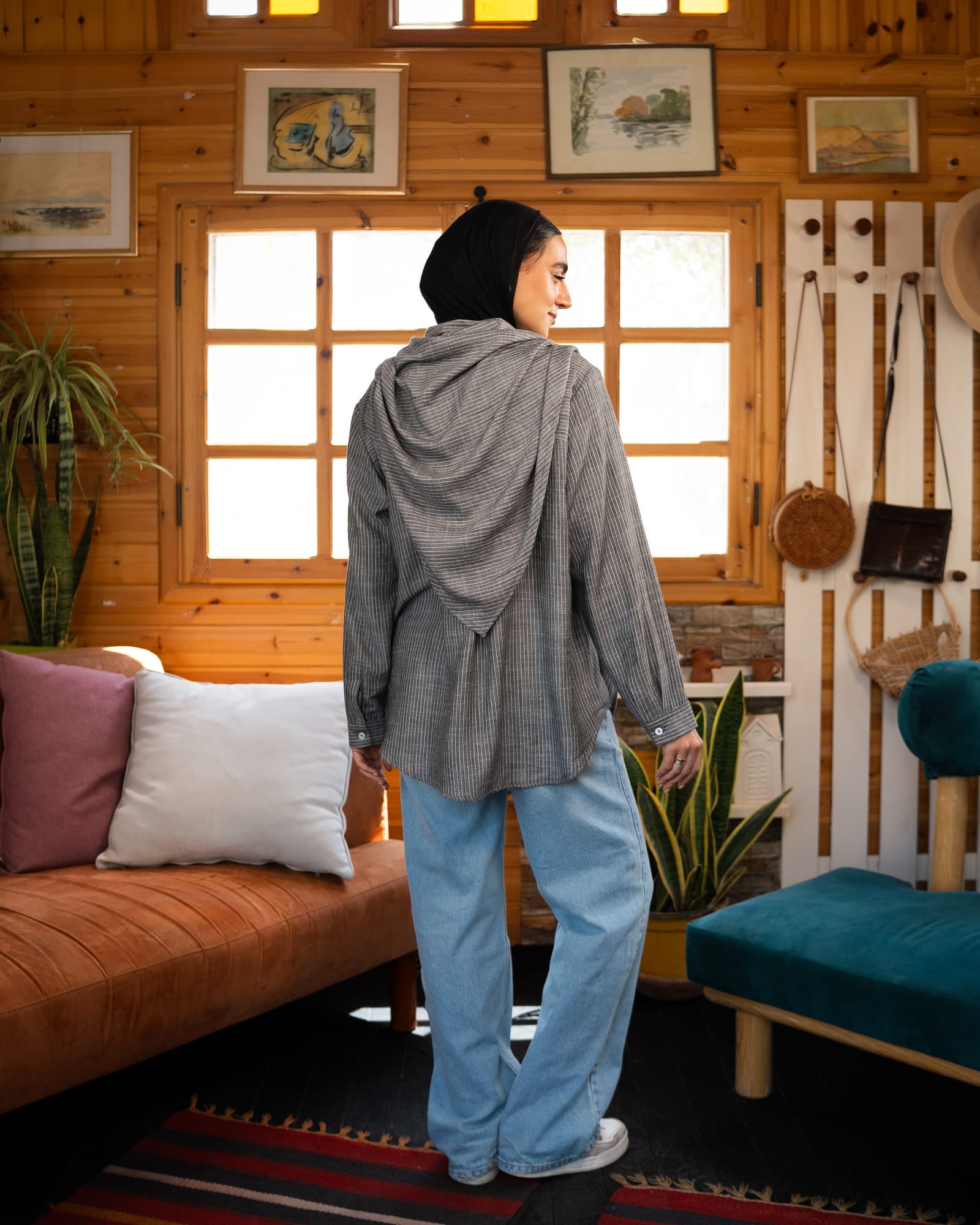 Tie Shop | Twilly shirt – Striped Modest Casual Shirt