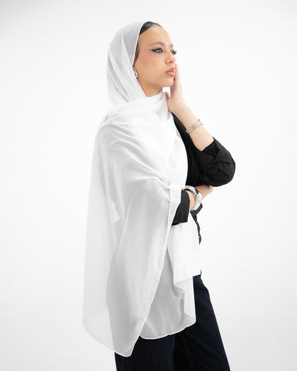 Shimmery Chiffon Scarf