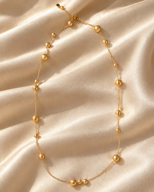 Gold Ball Necklace