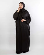 Plain Satin Isdal, اسدال ستان, Black, اسود