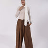Flaxen Pants - Brown