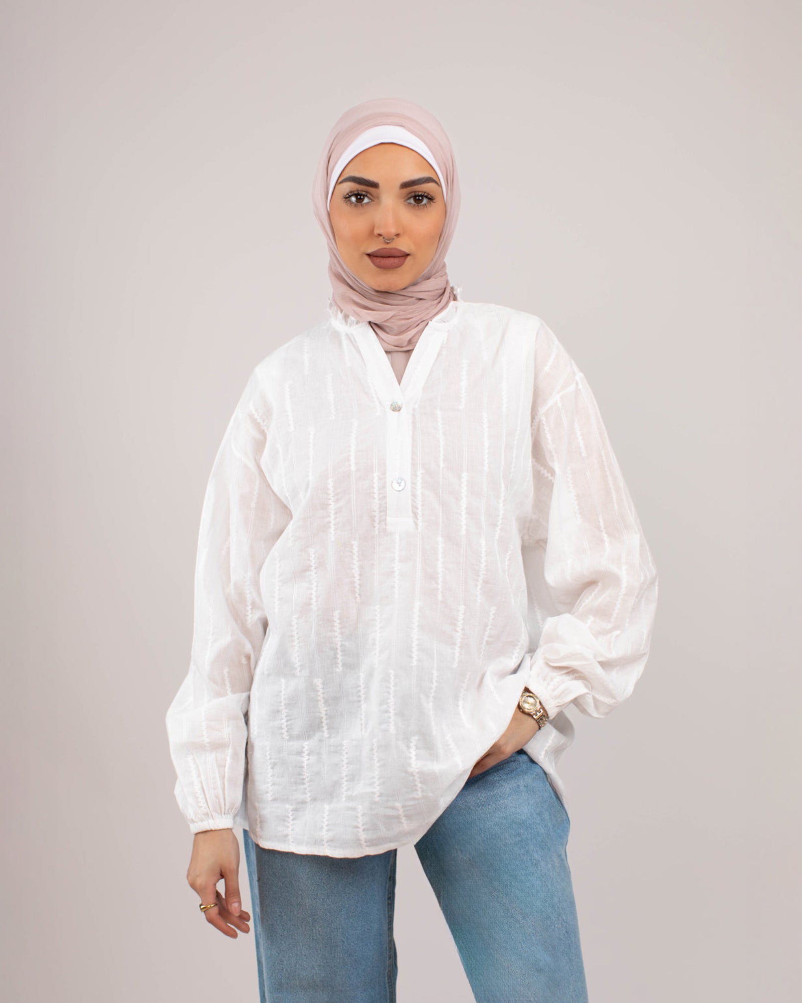 Tie Shop | Modest Wear | Button Style Shirt | Bloomy blouse

