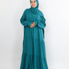 Plain Viscose Isdal Dress - Turquoise