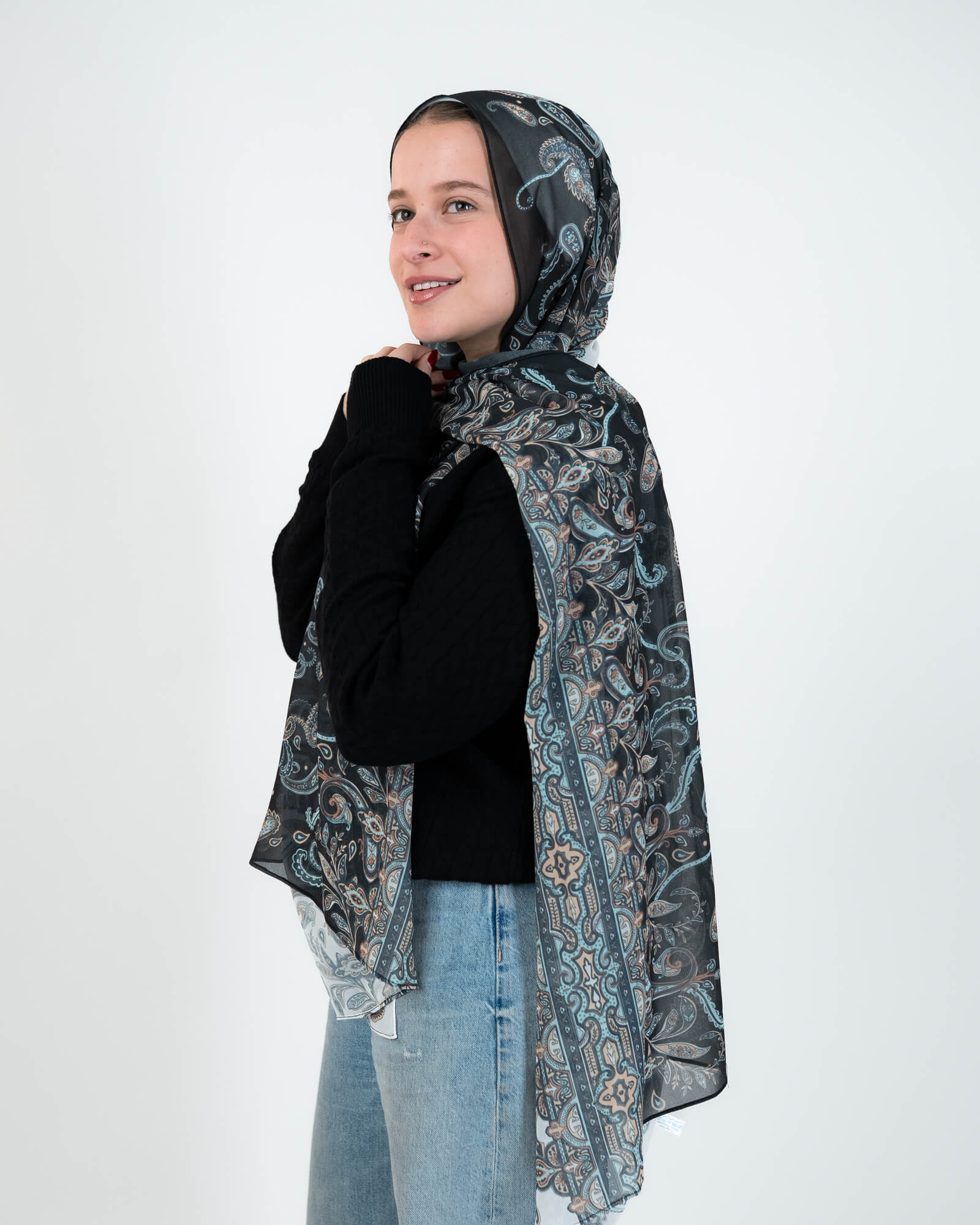 Tie Shop | Chi Chi Chiffon Scarves | Calm Blend