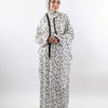 Printed Viscose Isdal - White - Black