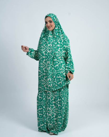Printed Viscose Isdal Two Pieces