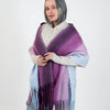 Warm shawl - Purple