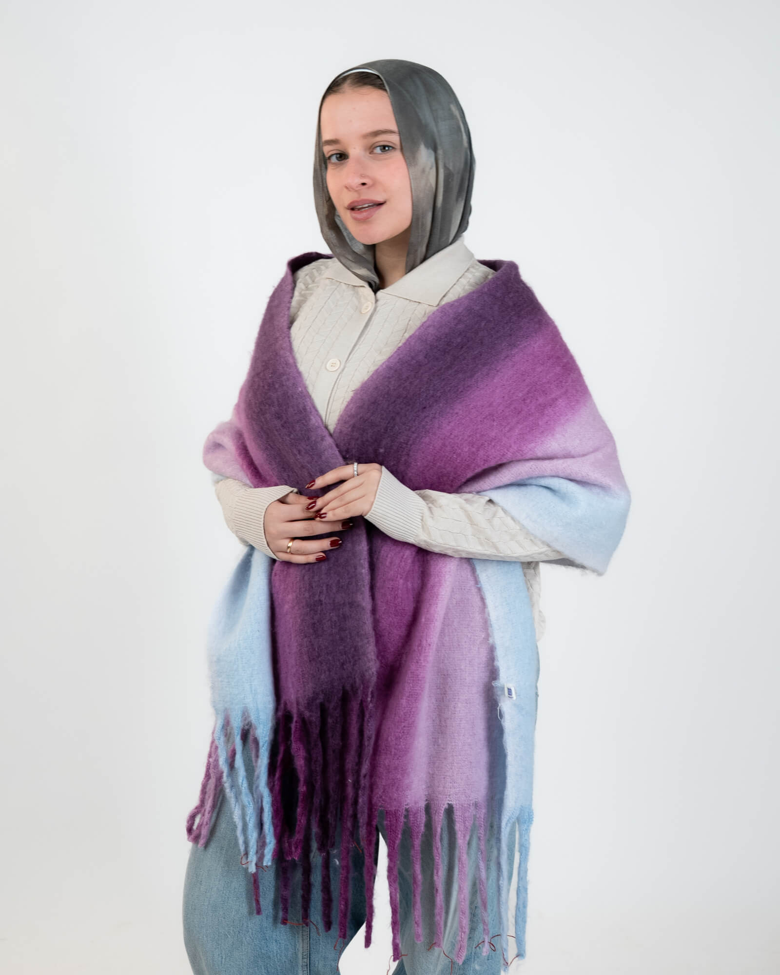 Tie Shop | Warm Shawl | Soft & Cozy Winter Accessory