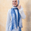 Chi-Chi CHiffon - Blue - White - Baby Blue