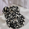 Hair Tie - Black - White