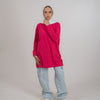 Button-up Shirt - Hot Pink