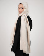 Crinkled Modal Scarf Soft Cotton Everyday Hijab | Tie Shop