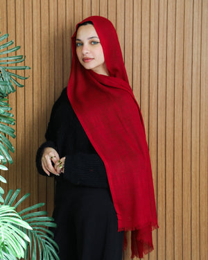 Plain Linen Scarf