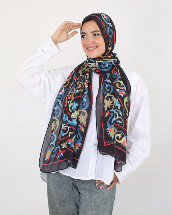 Tie Shop | Chi-Chi Chiffon Scarf | طرحه شيفون| حجاب شيفون	