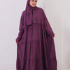 Plain Viscose Isdal Dress - Purple