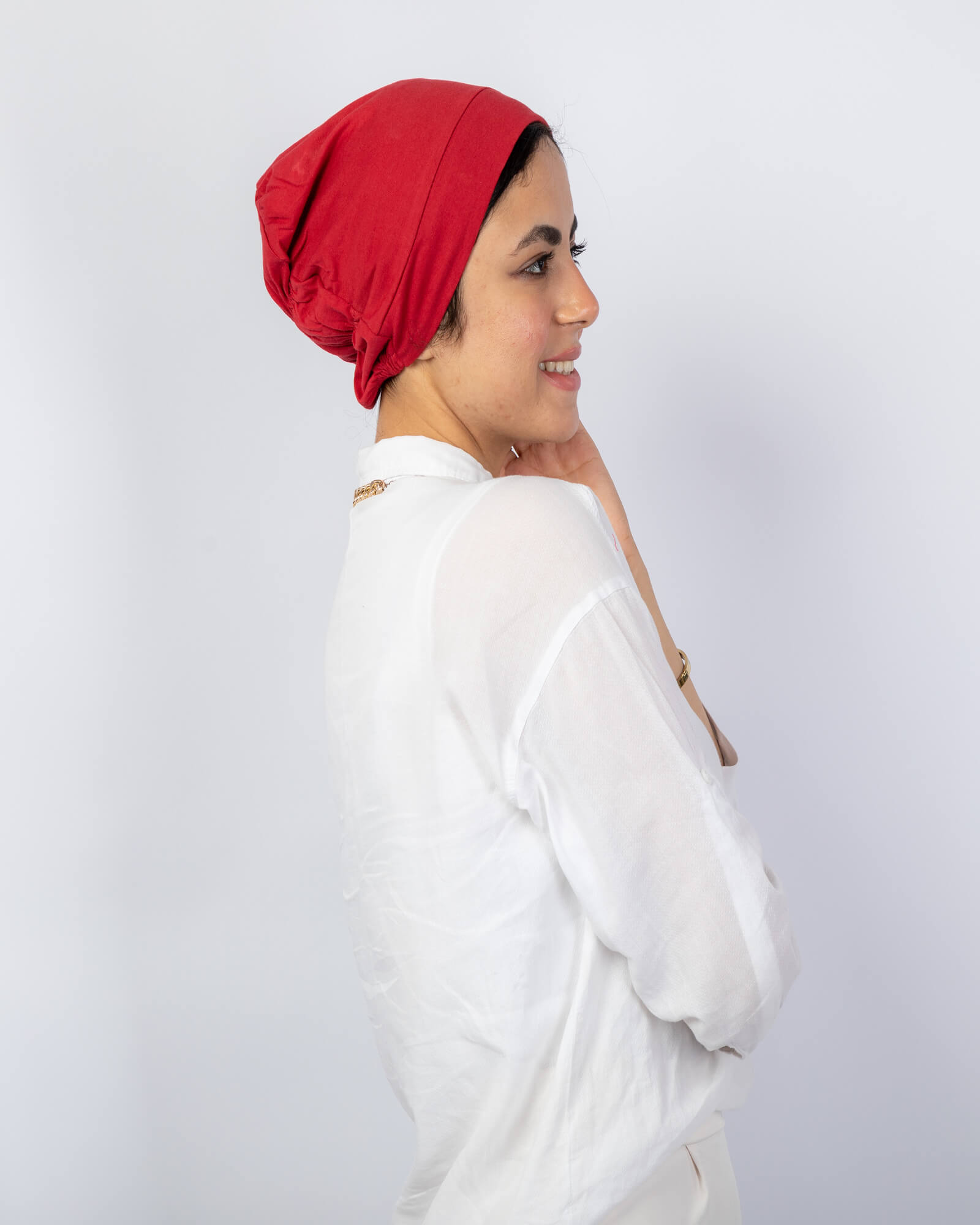 Tie Shop | Cotton Elastic Bonnet | بونية قطن  - بونية 