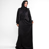 Plain Satin Isdal - Black