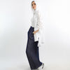 Flowy Denim Pants - Blue