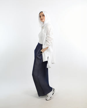 Tie Shop | Flowy Denim Pants