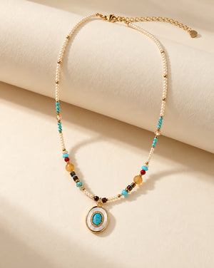Beaded Charm Necklace
