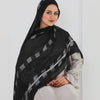 Glimmer Scarf - Black - Shiny Silver