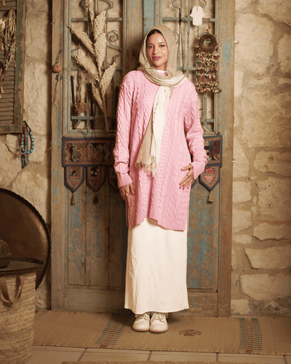 Tie Shop | Braid Pullover | Elegant Long Sweater for Women